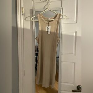 Garage: Beige Bodycon Dress